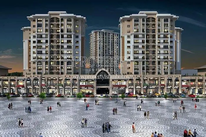 Meydan Dukkanlari project at night