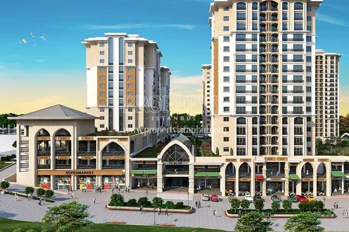 The left side of the Meydan Dukkanlari project