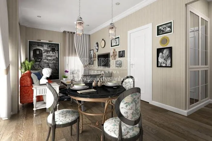 One of the living rooms in Meydan Halkali
