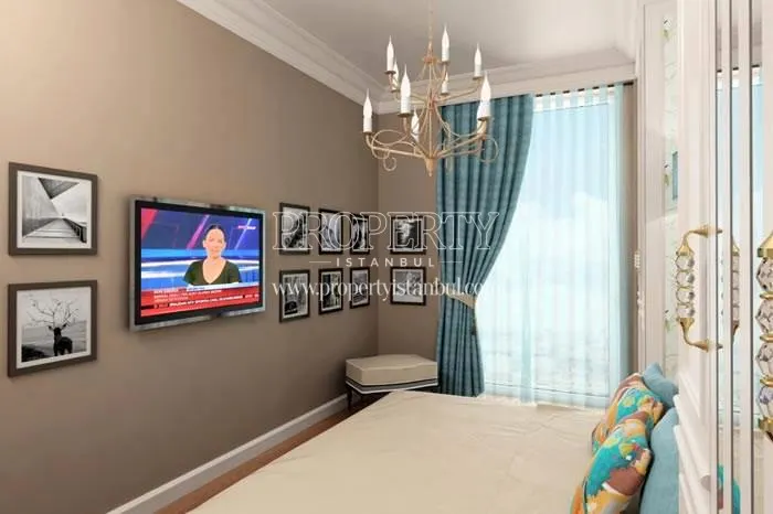 One of the bedrooms in Meydan Halkali