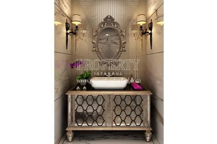 One of the bathrooms in Meydan Halkali