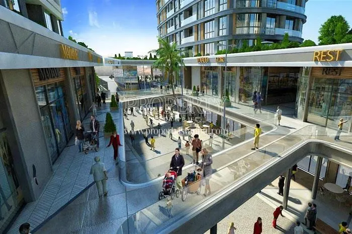 Meydan Halkali shopping center view from above