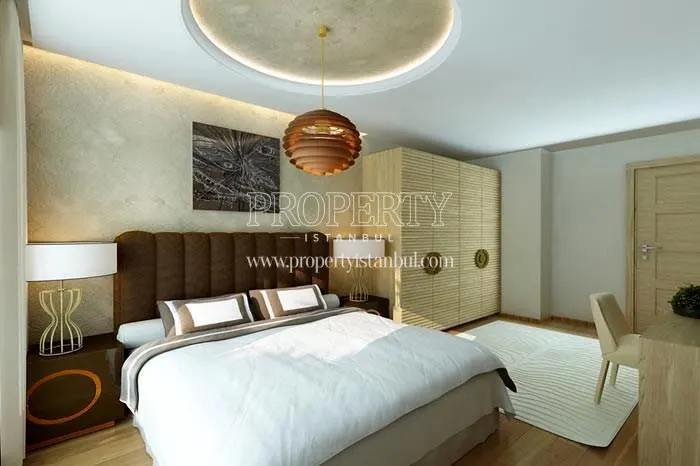 One of the master bedrooms in Mihenk Rezidans