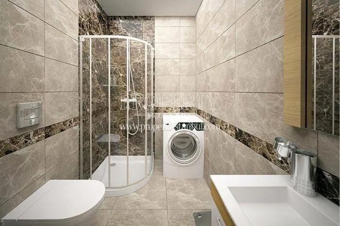 One of the bathrooms in Mihenk Rezidans