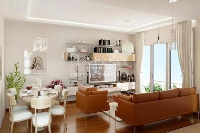 One of the living rooms in Mihenk Rezidans
