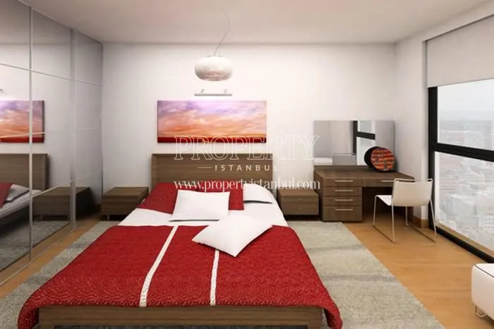 One of the master bedrooms in Mika Kucukyali