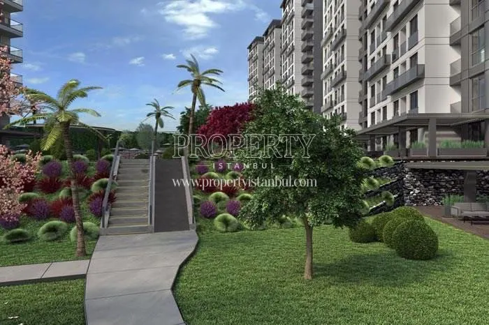 The verdant garden of the Milpark Plus compound