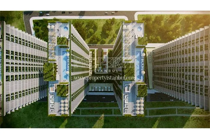 The panoramic view of Mina Towers