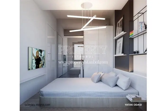 Small master bedroom in Mint Kagithane