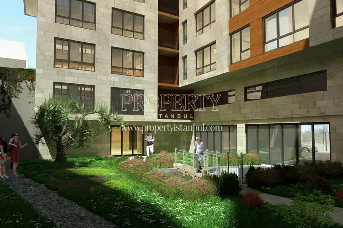 Mint Sisli residents in the compound garden