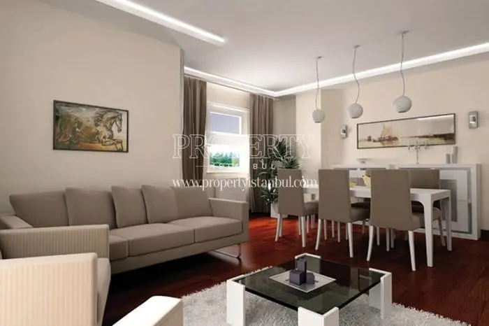A living room in Mirapark Evleri