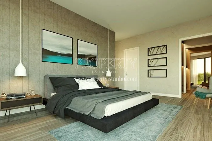 One of the master bedrooms in Mod Istanbul