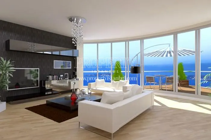 A living room in Moda Adalar