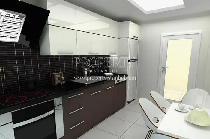 A kitchen in Moda Adalar
