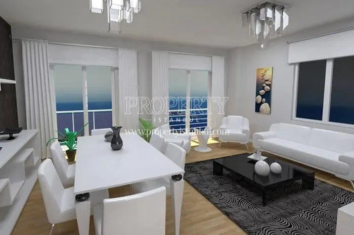 A living room in Moda Adalar
