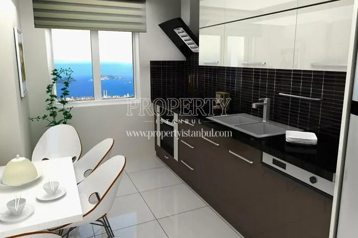 A kitchen in Moda Adalar