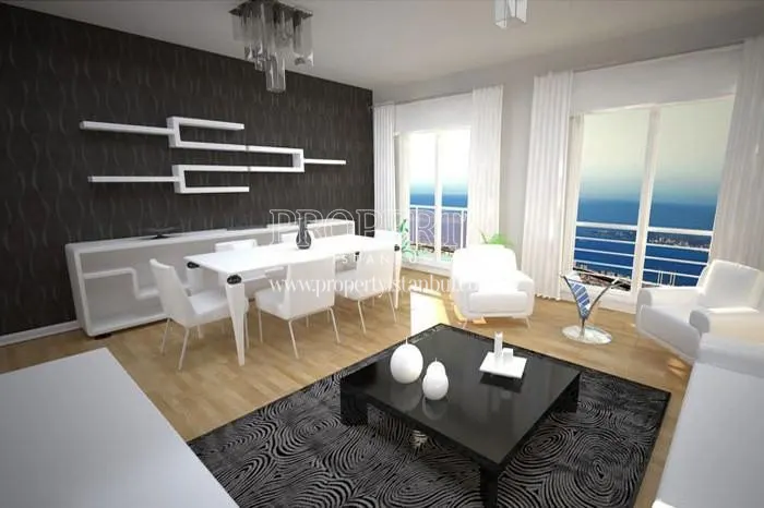 A living room in Moda Adalar