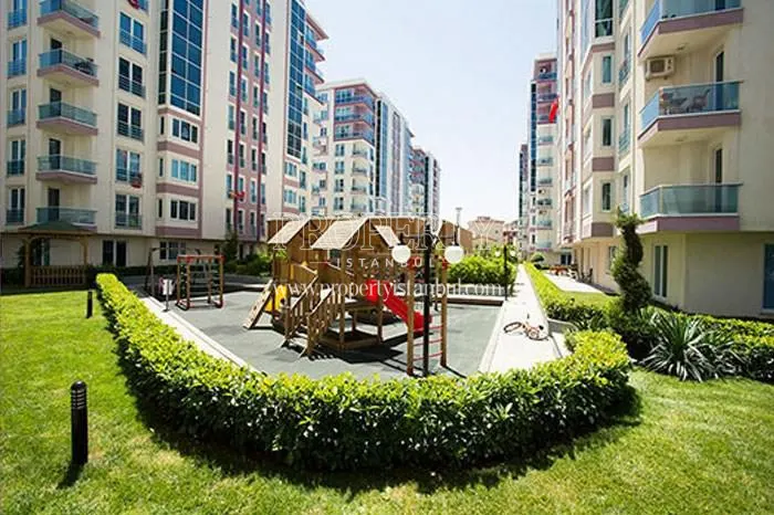 A playground for children in Modakent Cekmekoy