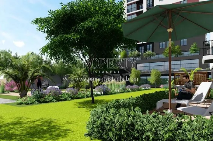Relaxation areas in Modoglu Park Pendik