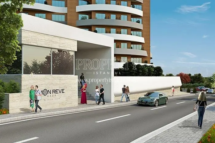 The entrance of Mon Reve Eyup for residents