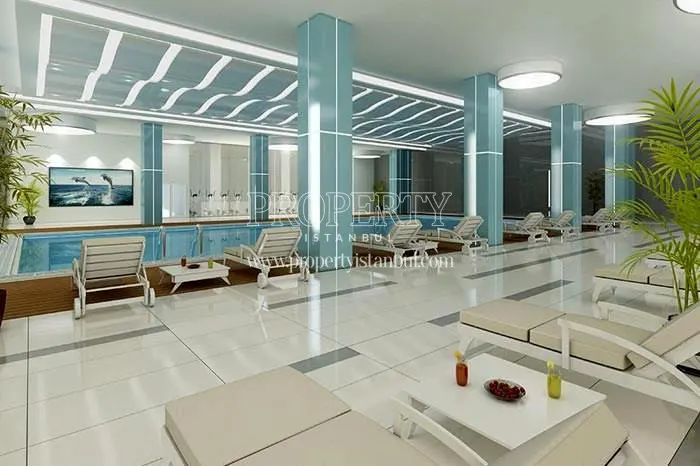 The indoor swimming pool of Mostar Life Grand Houses