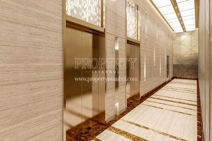 The interior corridors of Motto Istanbul