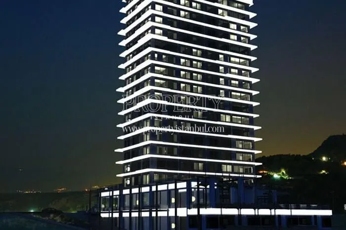 NCadde building at night