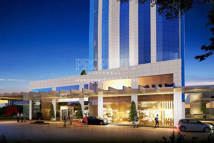 The shopping center under the residential building in NG Residence