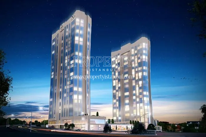 NG Residence project at night