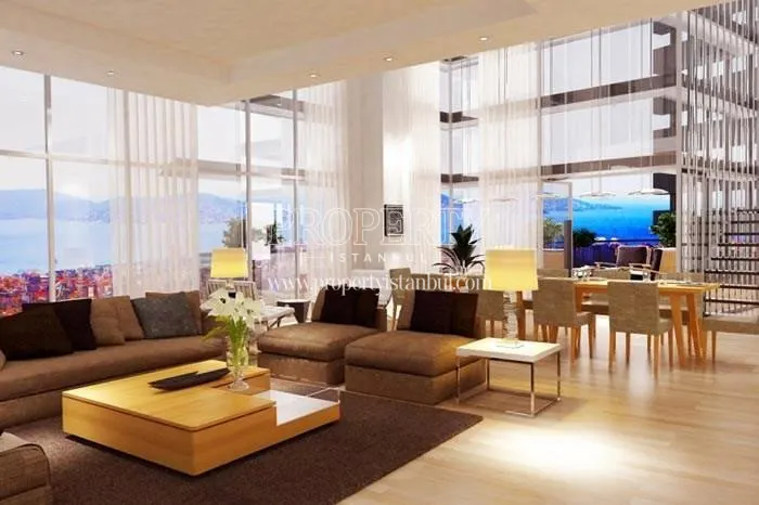 A living room in NND 100 Tower