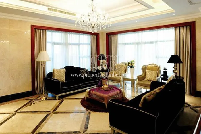 Luxury living room in Nature Park Evleri