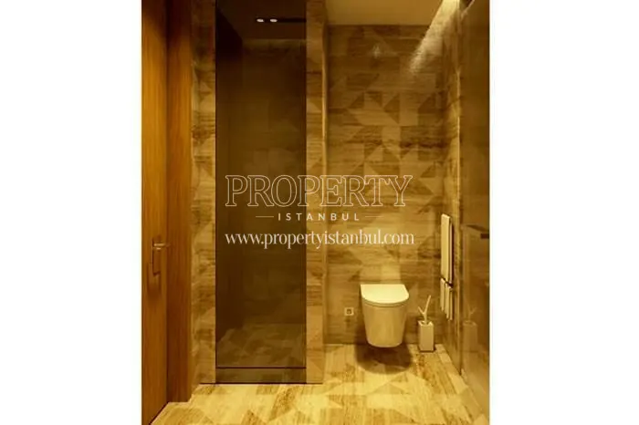 One of the bathrooms in Nef 03 Kagithane