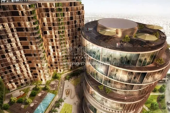 The roof of Nef 03 Kagithane building