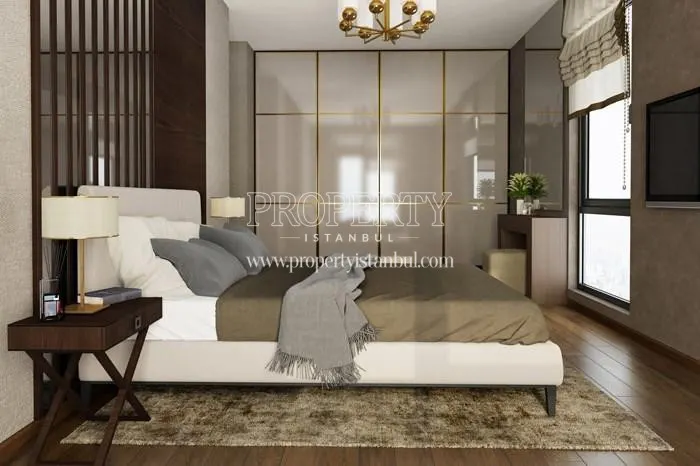 One of the master bedrooms in Nef 36 Basinekspres