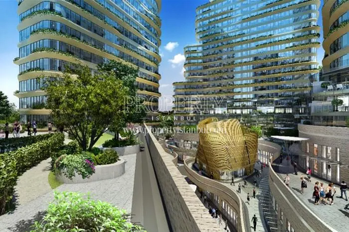 Shopping center under the buildings in Nef Atakoy 22