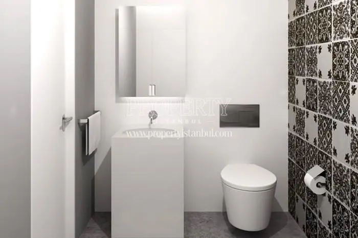 Small white water closet in Nef Kagithane 08
