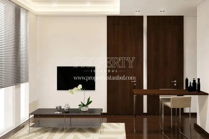 One of the small living rooms in Nef Merter 13