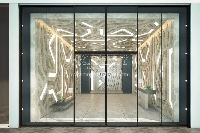 The entrance of the buildings in Nef Merter 13