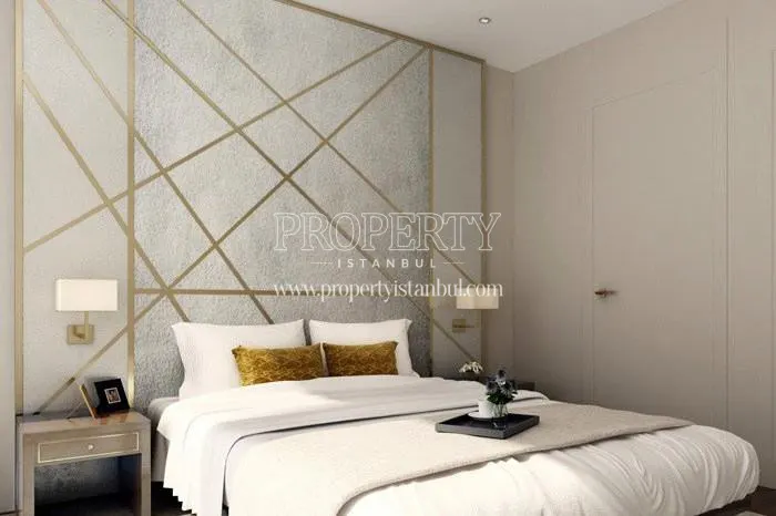 White master bedroom in Nef Sancaktepe 19