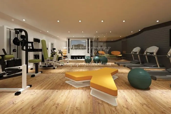 The gym in Nestiva Atasehir