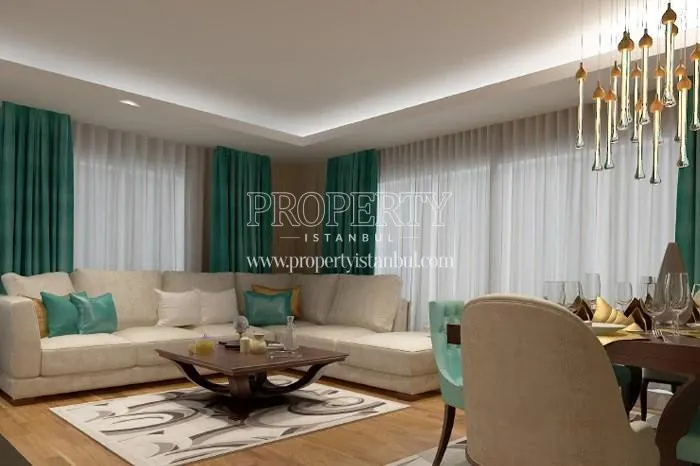 One of the living rooms in Nestiva Atasehir