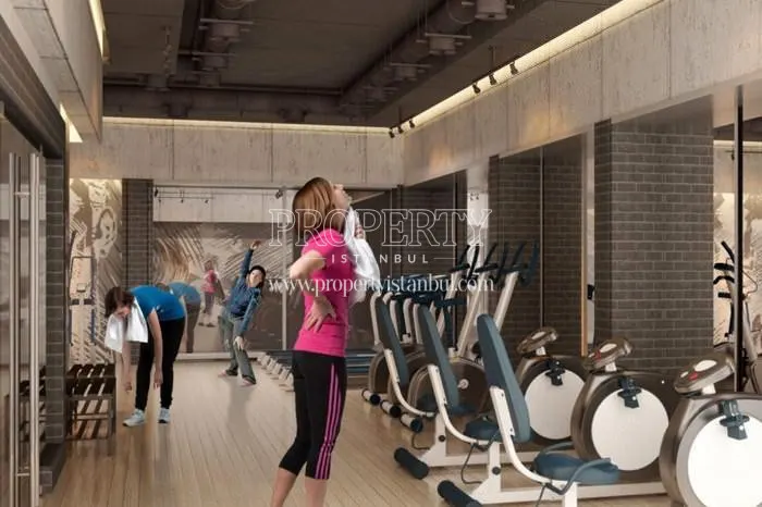 People doing sport in Nevsa Konaklari's gym