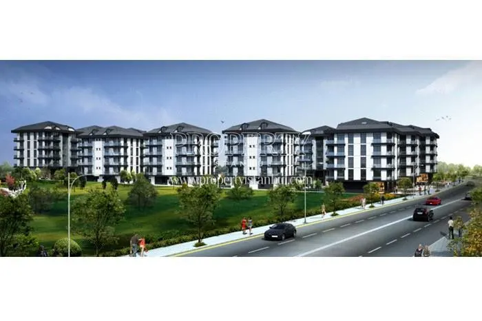 Nevsa Konaklari project view from a distance