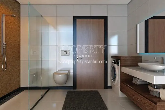 One of the bathrooms in New Nisantepe Cekmekoy