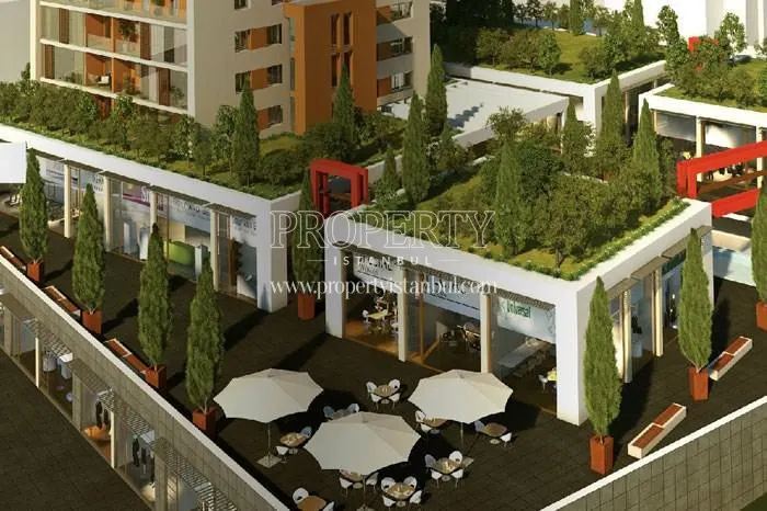 The cafe in the Newista Life Basaksehir compound