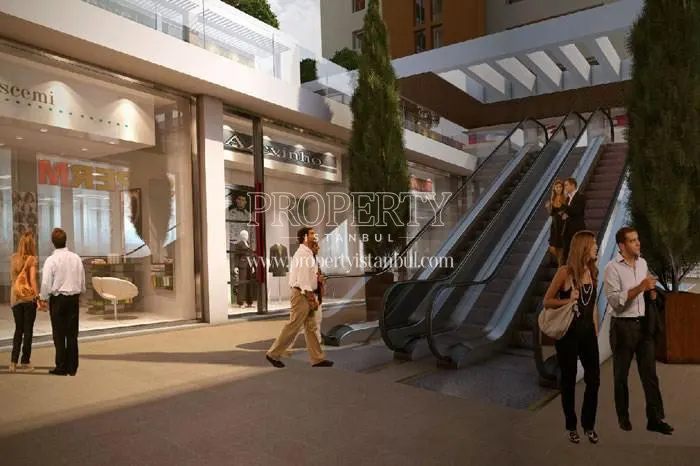 The shopping center in Newista Life Basaksehir