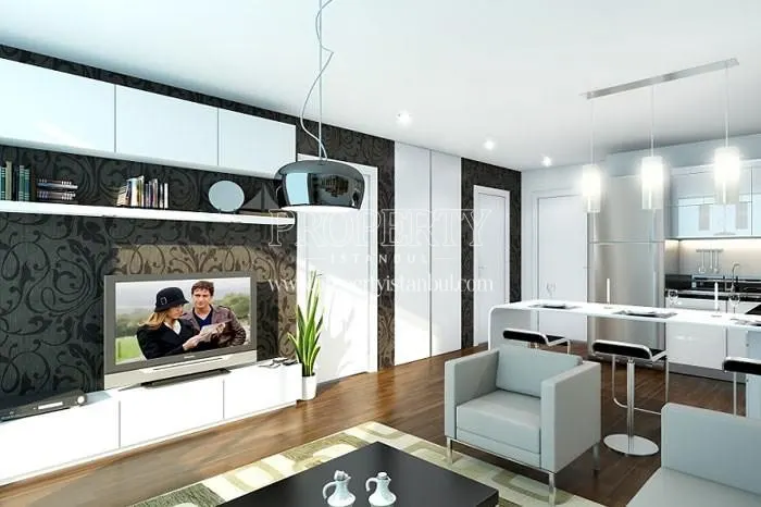One of the living rooms in Newista Residence