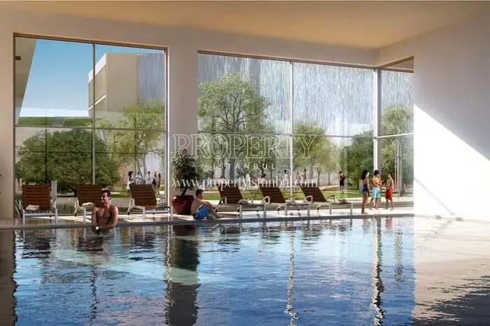 Indoor swimming pool in Newista Residence