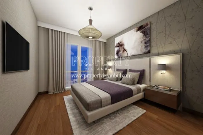 One of the master bedrooms in Nidapark Basaksehir
