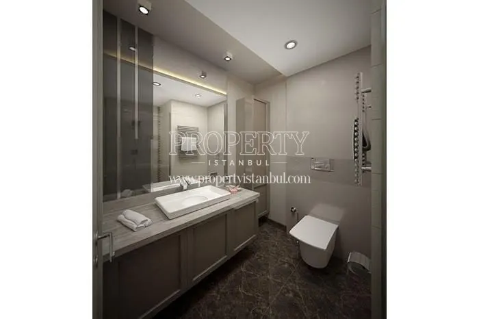 One of the bathrooms in Nidapark Besiktas